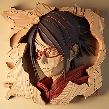 3D model Sarada Uchiha FROM NARUTO (STL)